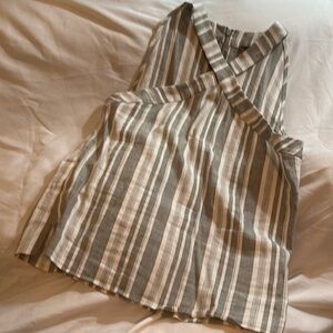 Vince Capitol linen blend top